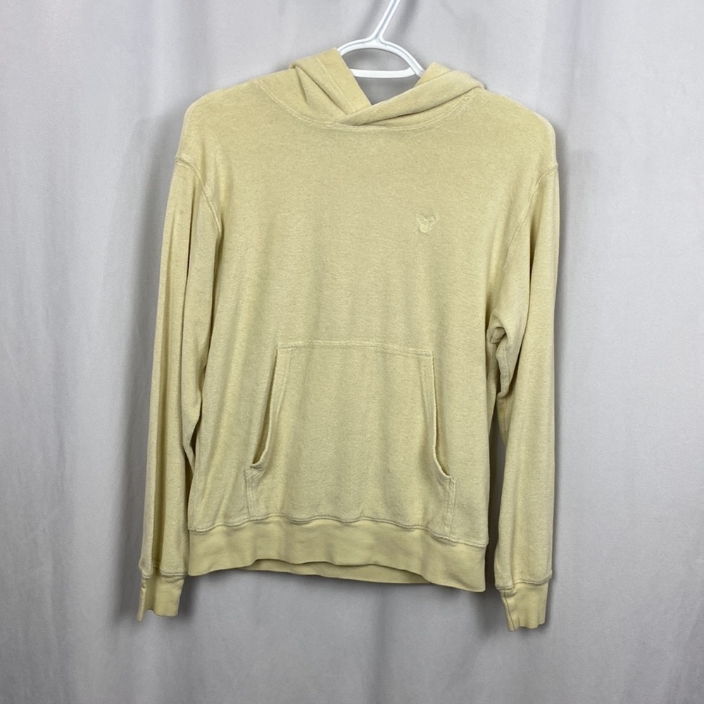 TNA The Perfect Hoodie Classic Pullover Hoodie - Butter Yellow - Size XS - Picture 5 of 15